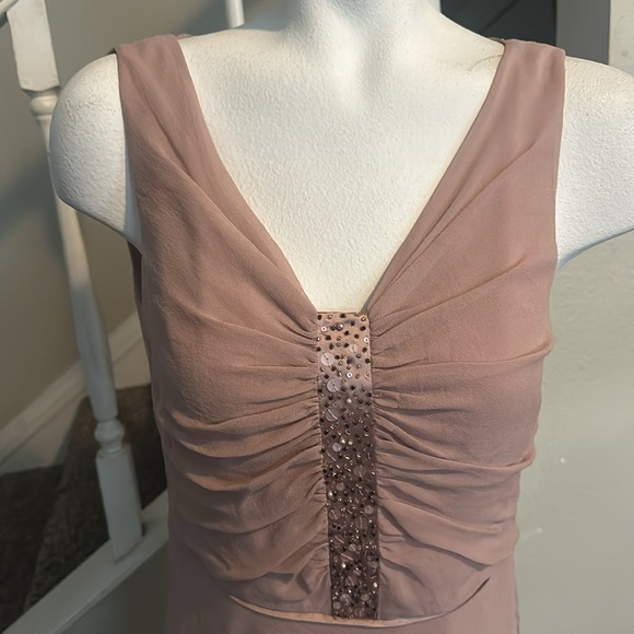 True Vintage 100% Silk Dress by Adrianna Papell size 8 - Picture 2 of 5